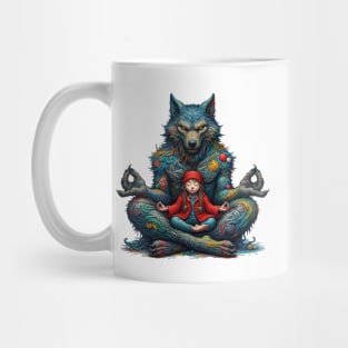 Wolf Meditation Mug